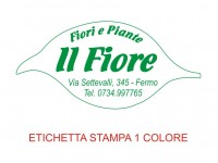 Etichette adesive per fioristi, fiorai e vivaisti  (mm 57x27)  (cod.90G)